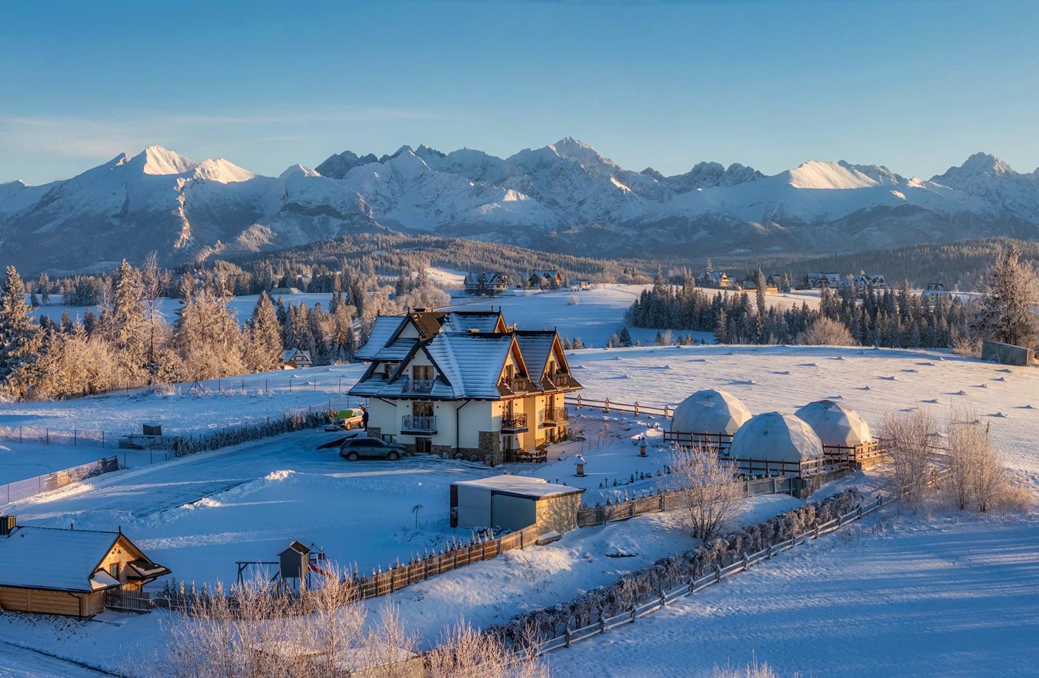 Hotel Tatry Mountain Glamp Z Jacuzzi à Zakopane Extérieur photo